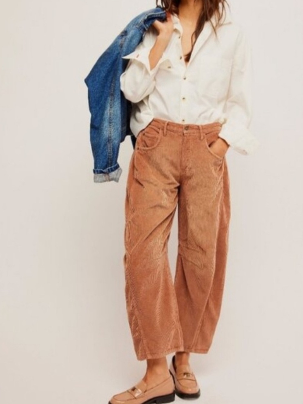 Free People Good Luck Barrel Jeans - Picture 4 of 5